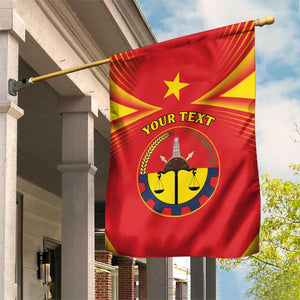 Personalized Tigray Region Garden Flag Coat Of Arms With Tigray Map