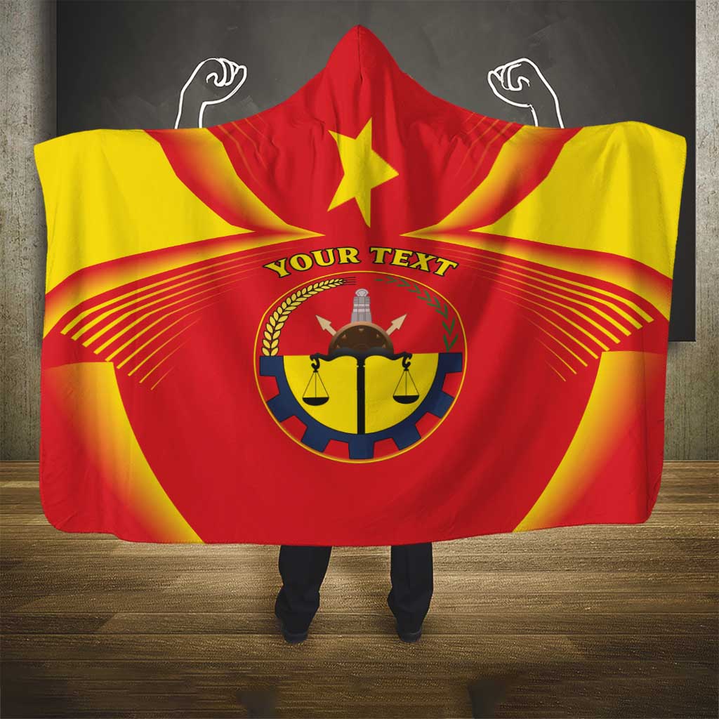 Personalized Tigray Region Hooded Blanket Coat Of Arms With Tigray Map