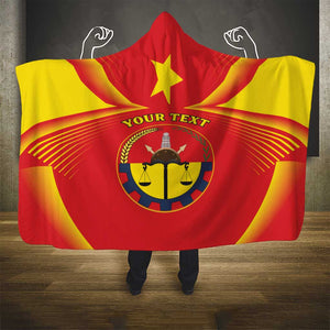 Personalized Tigray Region Hooded Blanket Coat Of Arms With Tigray Map
