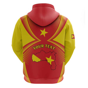 Personalized Tigray Region Hoodie Coat Of Arms With Tigray Map
