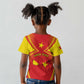 Personalized Tigray Region Kid T shirt Coat Of Arms With Tigray Map
