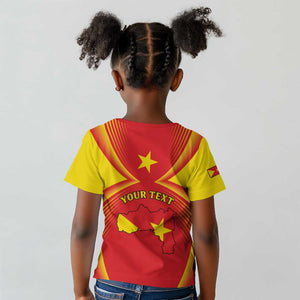 Personalized Tigray Region Kid T shirt Coat Of Arms With Tigray Map