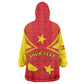 Personalized Tigray Region Kid Wearable Blanket Hoodie Coat Of Arms With Tigray Map