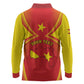 Personalized Tigray Region Long Sleeve Polo Shirt Coat Of Arms With Tigray Map