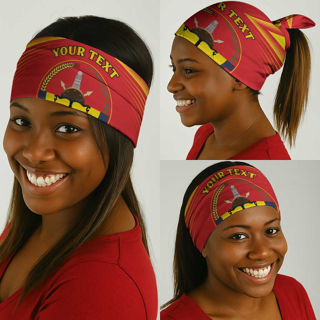 Tigray Region Neck Gaiter Coat Of Arms Tigray Map LT15
