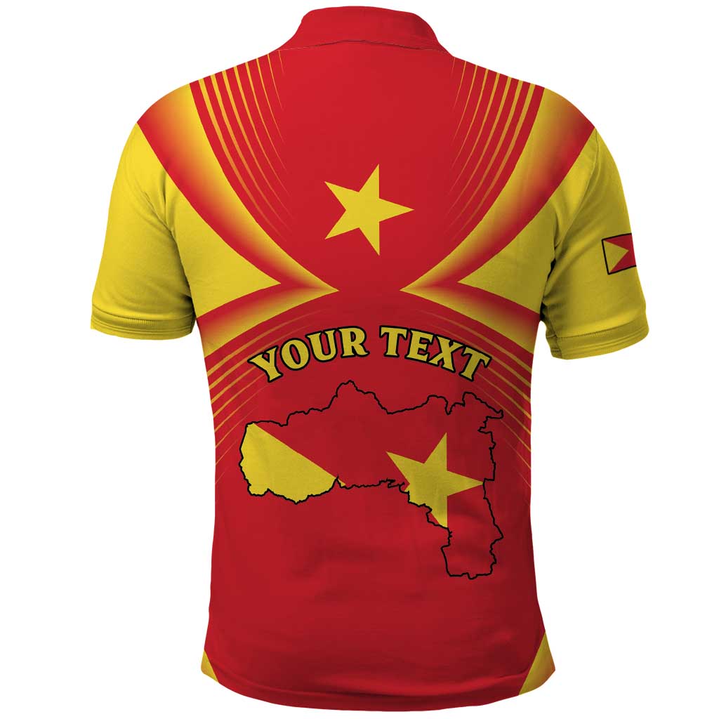 Personalized Tigray Region Polo Shirt Coat Of Arms With Tigray Map