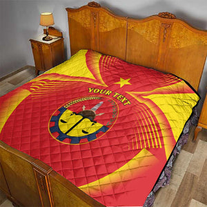 Personalized Tigray Region Quilt Coat Of Arms With Tigray Map