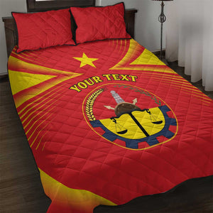 Personalized Tigray Region Quilt Bed Set Coat Of Arms With Tigray Map