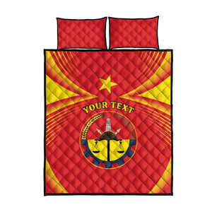 Personalized Tigray Region Quilt Bed Set Coat Of Arms With Tigray Map