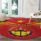 Personalized Tigray Region Round Carpet Coat Of Arms With Tigray Map
