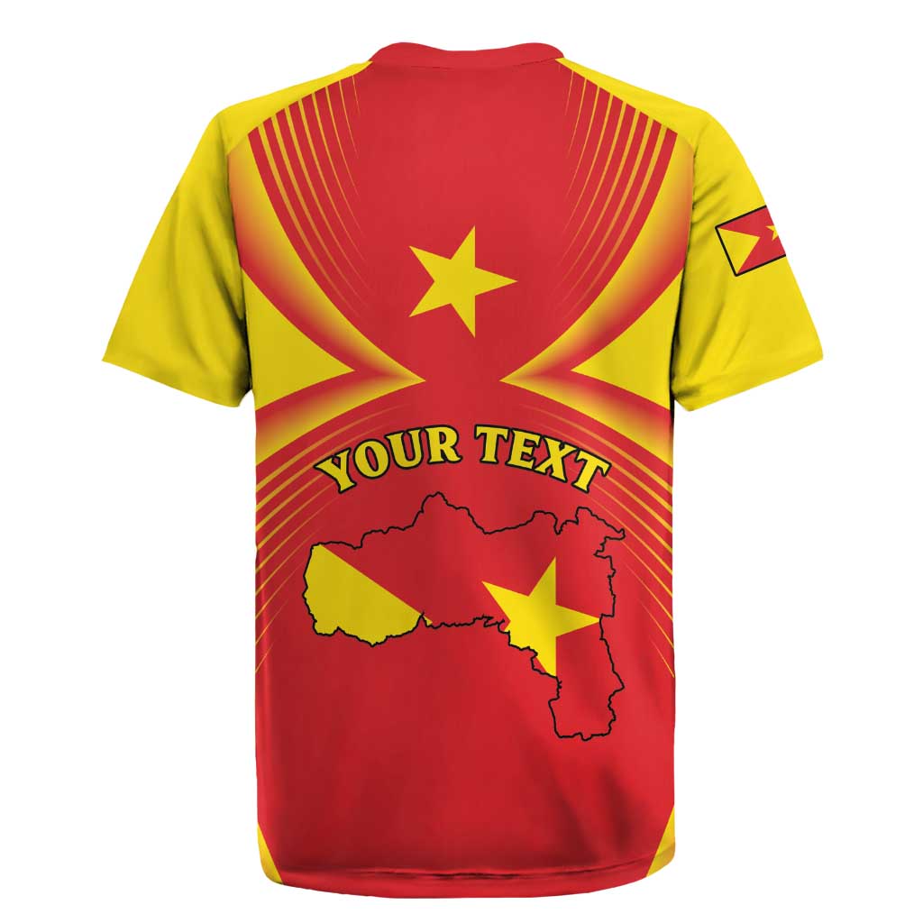 Personalized Tigray Region Rugby Jersey Coat Of Arms With Tigray Map