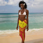 Personalized Tigray Region Sarong Coat Of Arms With Tigray Map