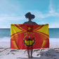 Personalized Tigray Region Sarong Coat Of Arms With Tigray Map