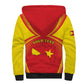 Personalized Tigray Region Sherpa Hoodie Coat Of Arms With Tigray Map