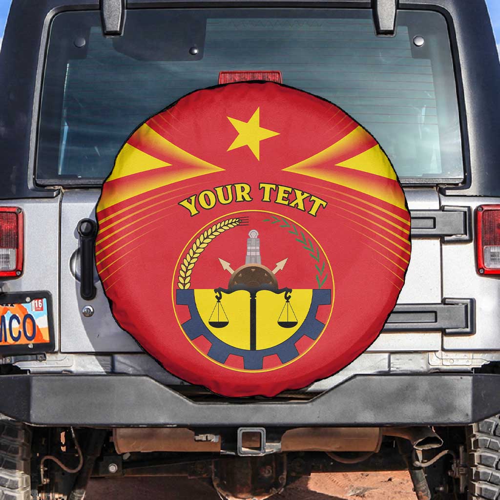 Personalized Tigray Region Spare Tire Cover Coat Of Arms With Tigray Map