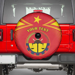 Personalized Tigray Region Spare Tire Cover Coat Of Arms With Tigray Map