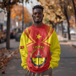 Personalized Tigray Region Sweatshirt Coat Of Arms With Tigray Map