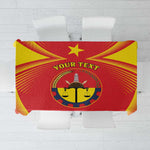 Personalized Tigray Region Tablecloth Coat Of Arms With Tigray Map