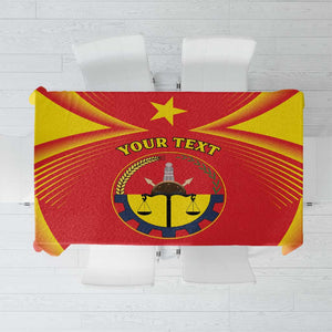 Personalized Tigray Region Tablecloth Coat Of Arms With Tigray Map