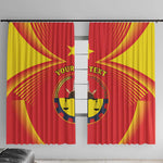 Personalized Tigray Region Window Curtain Coat Of Arms With Tigray Map