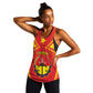 Personalized Tigray Region Women Racerback Tank Coat Of Arms With Tigray Map