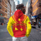 Personalized Tigray Region Zip Hoodie Coat Of Arms With Tigray Map