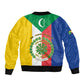 Comoros Coat Of Arms Flag Style Bomber Jacket