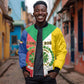 Comoros Coat Of Arms Flag Style Bomber Jacket