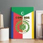Comoros Coat Of Arms Flag Style Canvas Wall Art