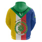 Comoros Coat Of Arms Flag Style Hoodie