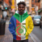 Comoros Coat Of Arms Flag Style Hoodie