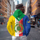 Comoros Coat Of Arms Flag Style Hoodie