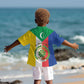 Comoros Coat Of Arms Flag Style Kid Hawaiian Shirt