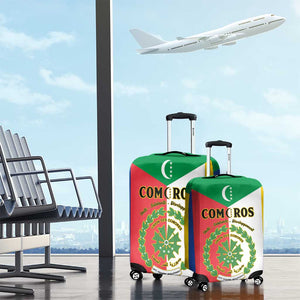 Comoros Coat Of Arms Flag Style Luggage Cover