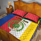 Comoros Coat Of Arms Flag Style Quilt Bed Set