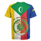 Comoros Coat Of Arms Flag Style Rugby Jersey