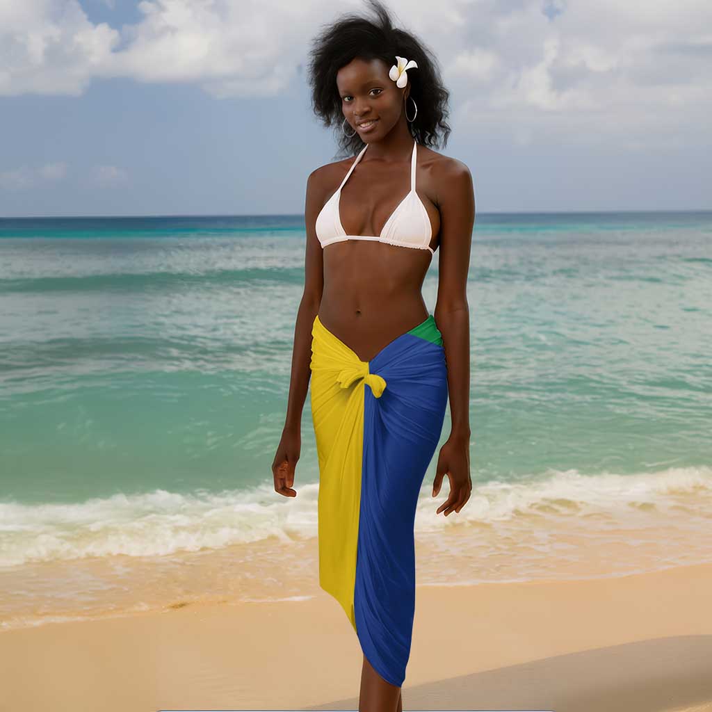 Comoros Coat Of Arms Flag Style Sarong