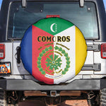 Comoros Coat Of Arms Flag Style Spare Tire Cover
