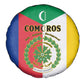 Comoros Coat Of Arms Flag Style Spare Tire Cover