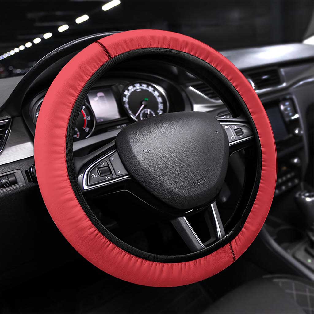 Comoros Coat Of Arms Flag Style Steering Wheel Cover