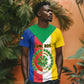 Comoros Coat Of Arms Flag Style T shirt