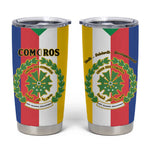 Comoros Coat Of Arms Flag Style Tumbler Cup