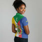 Comoros Coat Of Arms Flag Style Women Polo Shirt