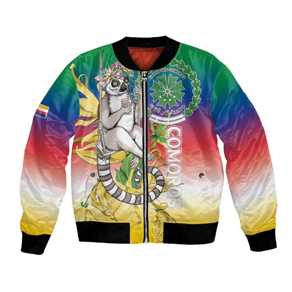Comoros Bomber Jacket Mongoose Lemur With Ylang Ylang