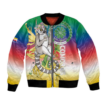 Comoros Bomber Jacket Mongoose Lemur With Ylang Ylang