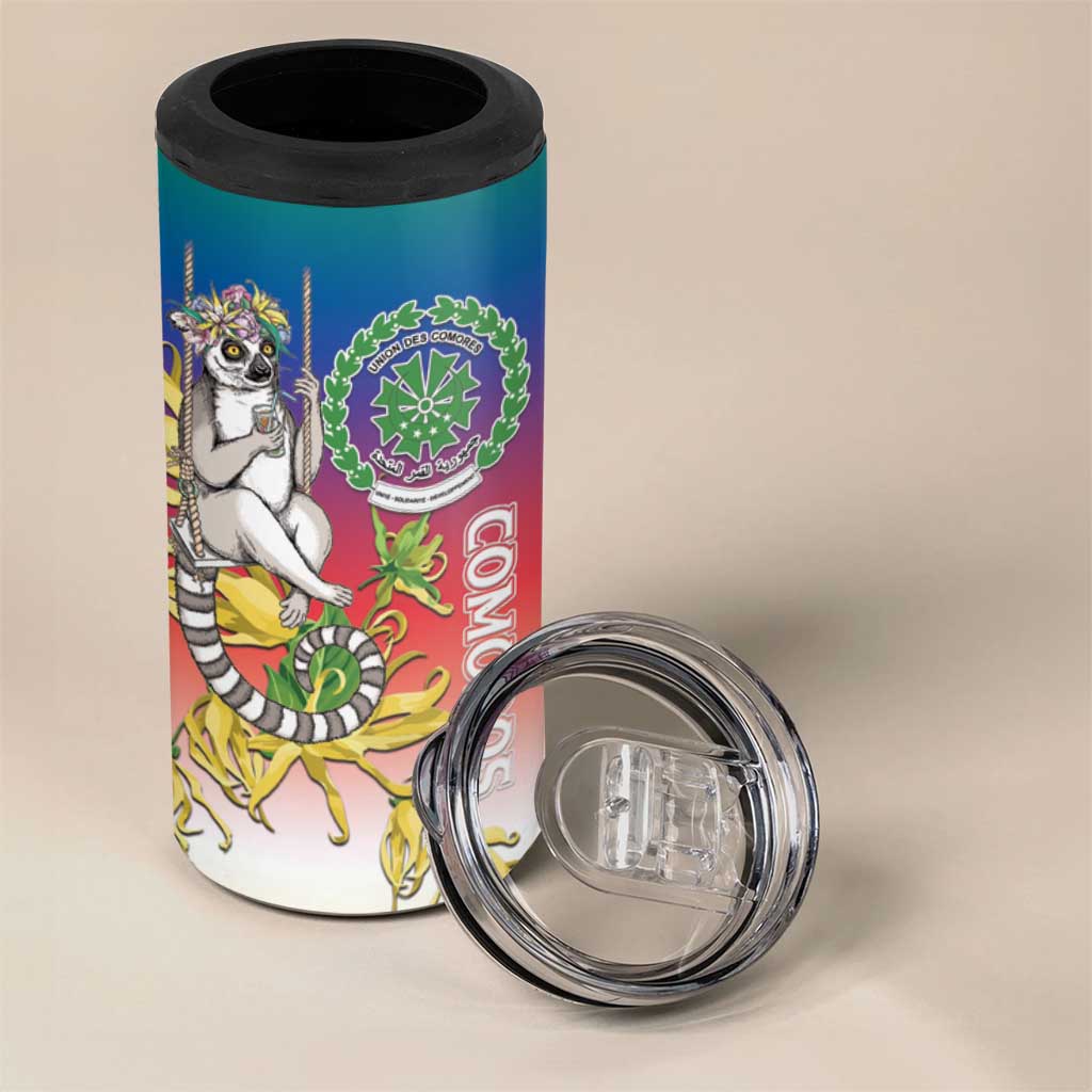 Comoros 4 in 1 Can Cooler Tumbler Mongoose Lemur With Ylang Ylang
