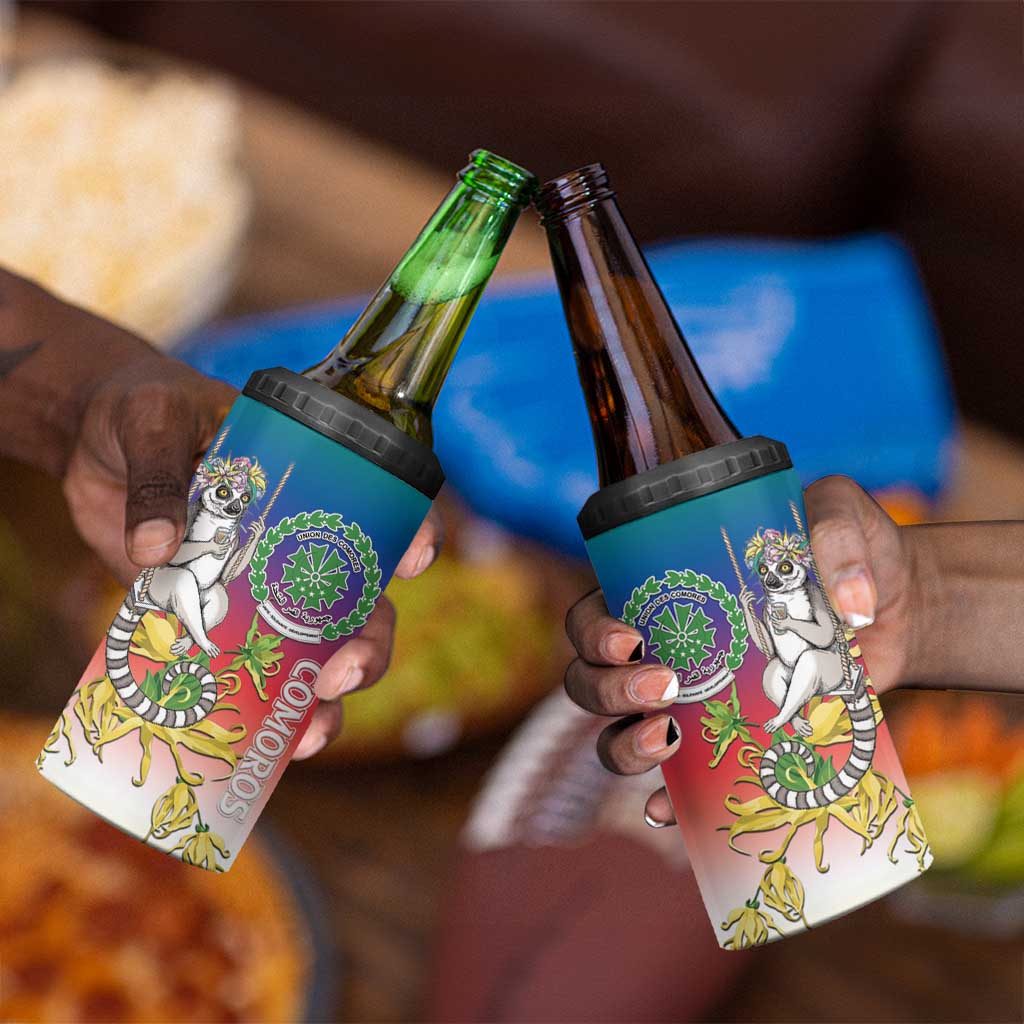 Comoros 4 in 1 Can Cooler Tumbler Mongoose Lemur With Ylang Ylang