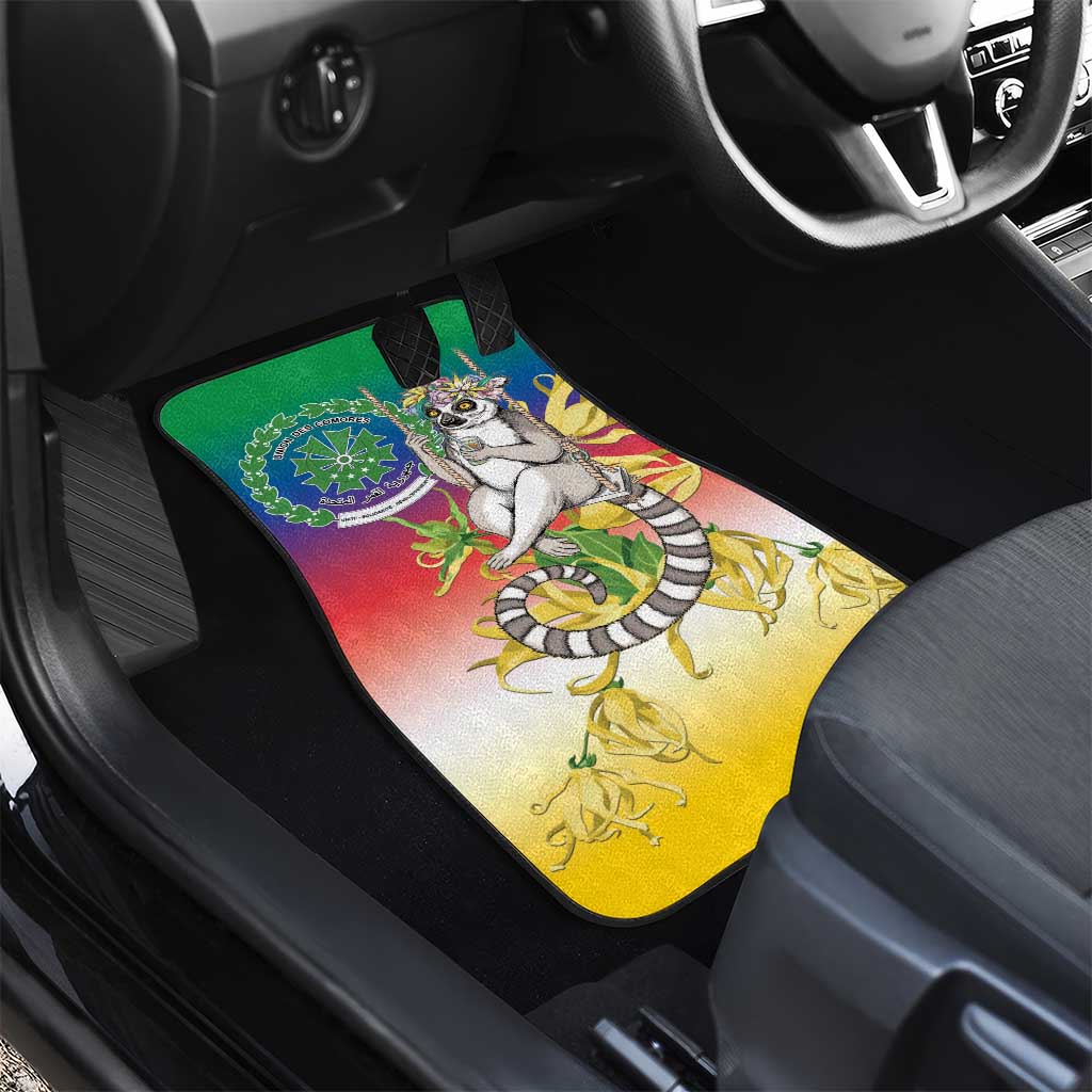 Comoros Car Mats Mongoose Lemur With Ylang Ylang