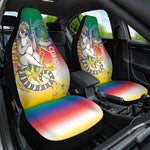 Comoros Car Seat Cover Mongoose Lemur With Ylang Ylang