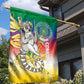 Comoros Garden Flag Mongoose Lemur With Ylang Ylang